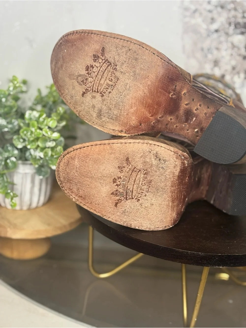 Junk Gypsy ankle cut out boots
